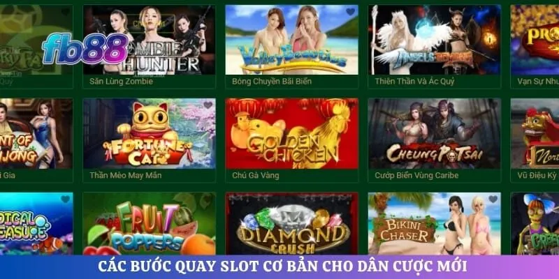Các bước quay slot cơ bản cho dân cược mới