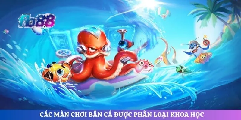 Các màn chơi bắn cá được phân loại khoa học 