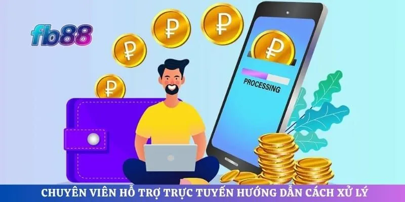 Chuyên viên hỗ trợ trực tuyến hướng dẫn cách xử lý và khắc phục lỗi giao dịch nhanh chóng