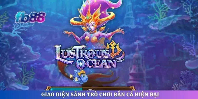 Giao diện sảnh trò chơi bắn cá hiện đại 