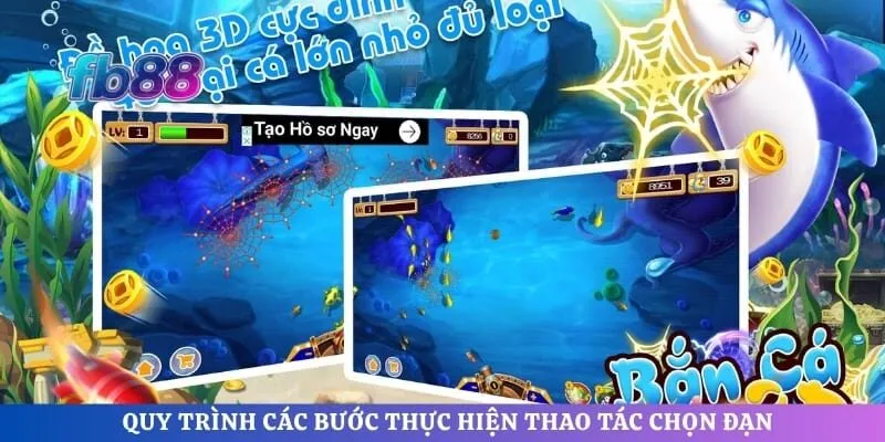 Quy trình các bước thực hiện thao tác chọn đạn 