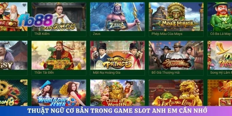Thuật ngữ cơ bản trong game slot anh em cần nhớ